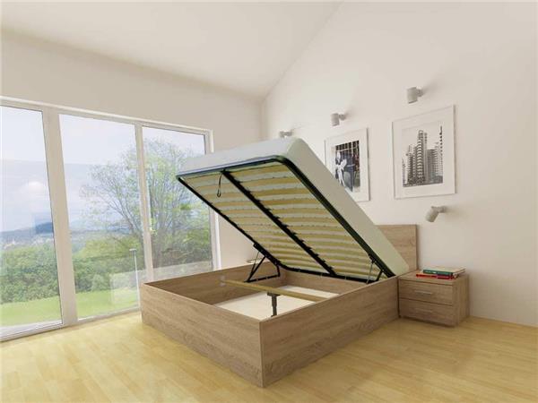 Dvižna postelja LIFT Hrast sanoma