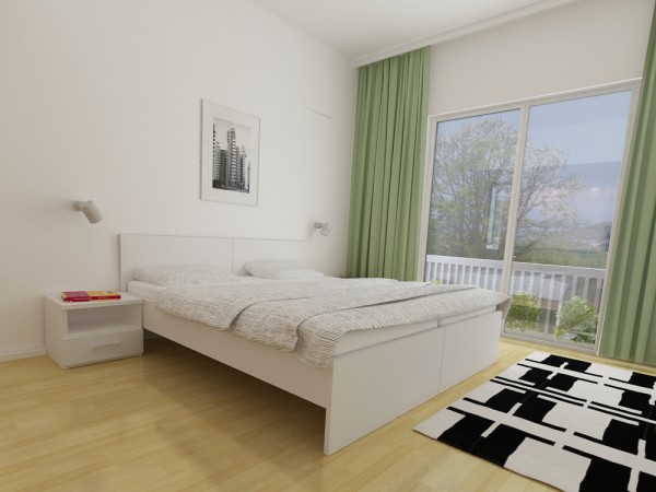 Postelja TWIN TURIST BELA