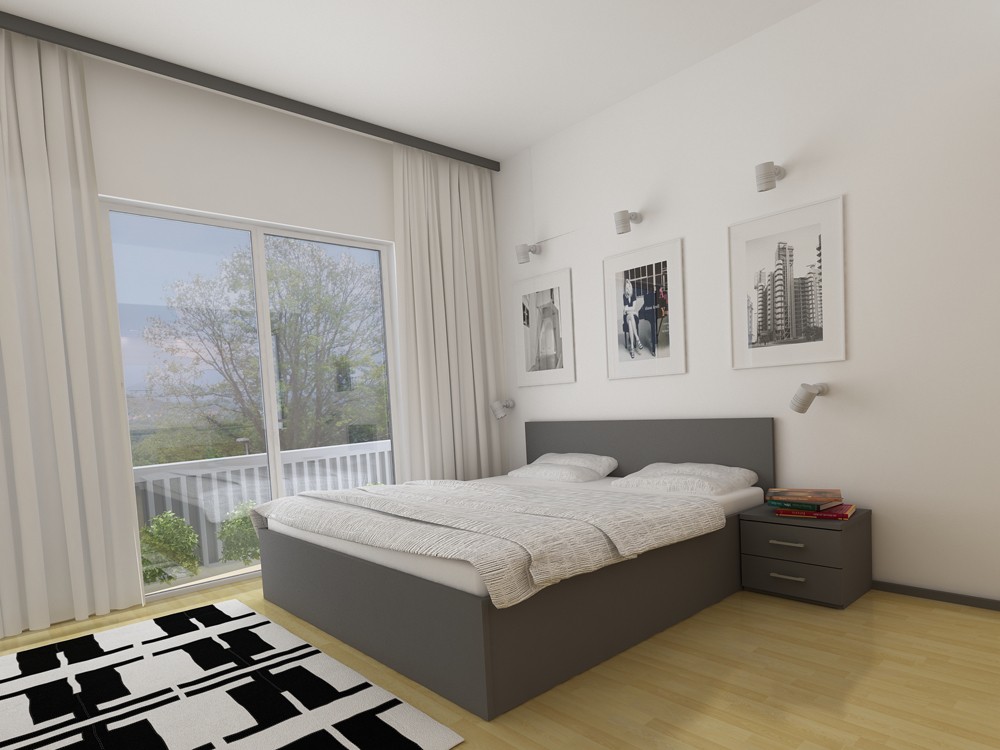 Dvižna postelja LIFT ANTRACIT