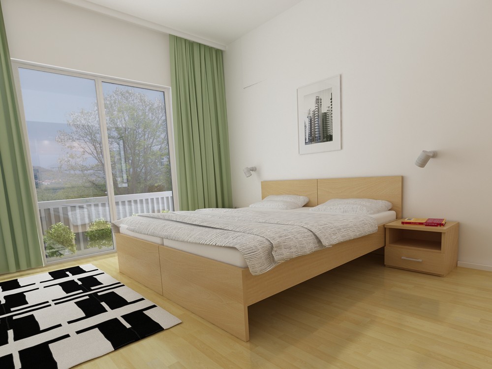 Postelja TWIN TURIST BUKEV