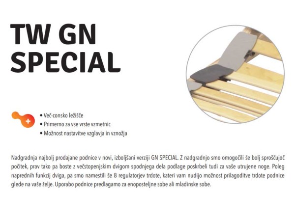 Posteljne letvice TW GN SPECIAL MOBA