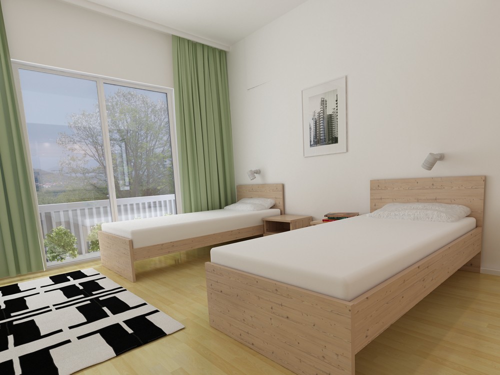 Postelja TWIN TURIST BOR